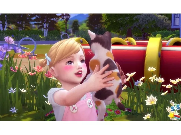 Maxis Match Toddler Kitten Pose luckyday by a - The Sims 4 Custom Content