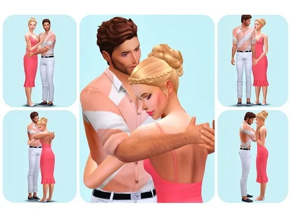 Alpha Couples Photoshoot poses - The Sims 4 Custom Content