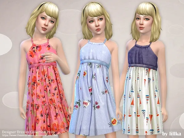 Alpha Designer Dresses Collection P106 - The Sims 4 Custom Content