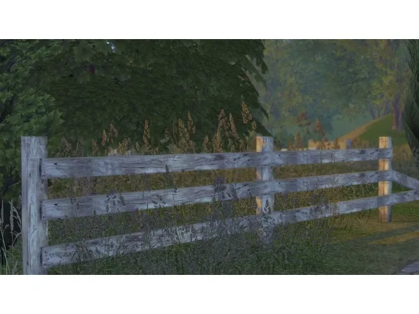 Alpha Windenburg fence default retexture by phantasmagoriasims - The Sims 4 Custom Content