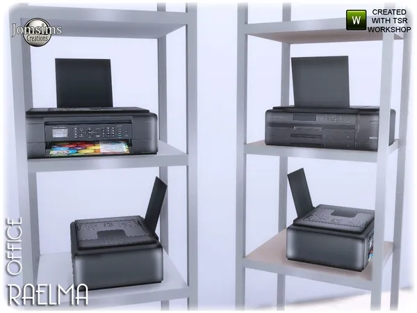 raelma printer deco - The Sims 4 Custom Content