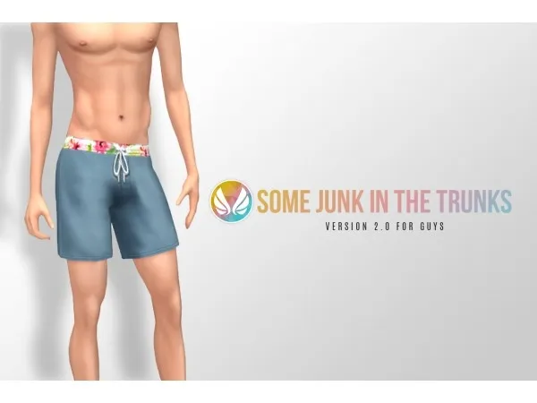 Maxis Match Beachdays Some Junk In The Trunks And Surfs Up Boardshorts V20 by peacemaker - The Sims 4 Custom Content