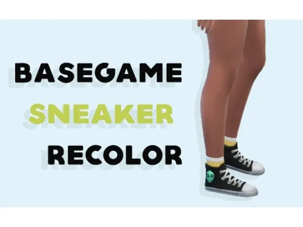 Alpha Flauratea converse recolor - The Sims 4 Custom Content
