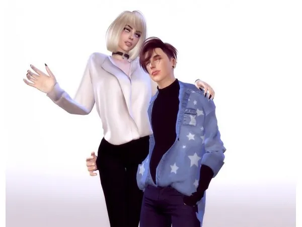 Alpha Couple poses of dukeness by toys - The Sims 4 Custom Content