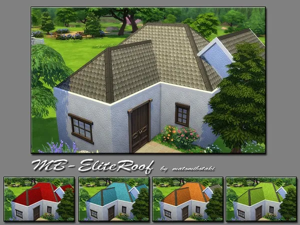 Alpha MB EliteRoof - The Sims 4 Custom Content