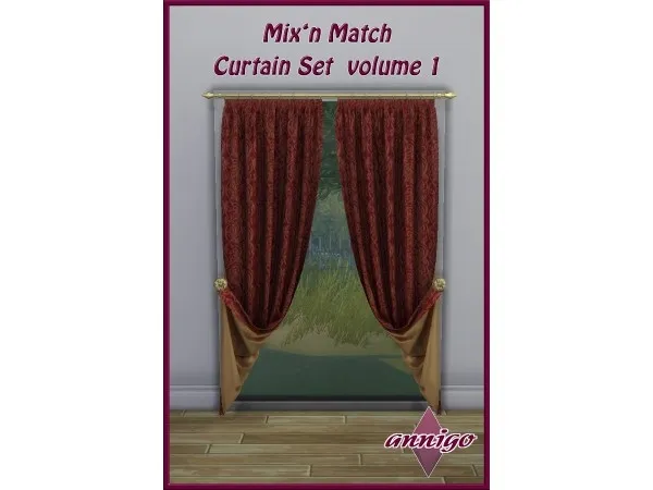 Mix’n Match Curtain Set vol. 1 by annigo2201