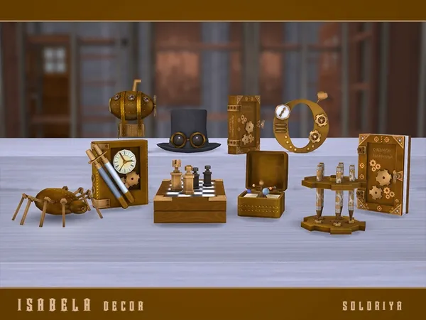 Alpha Isabela Decor set by thesimsresource - The Sims 4 Custom Content
