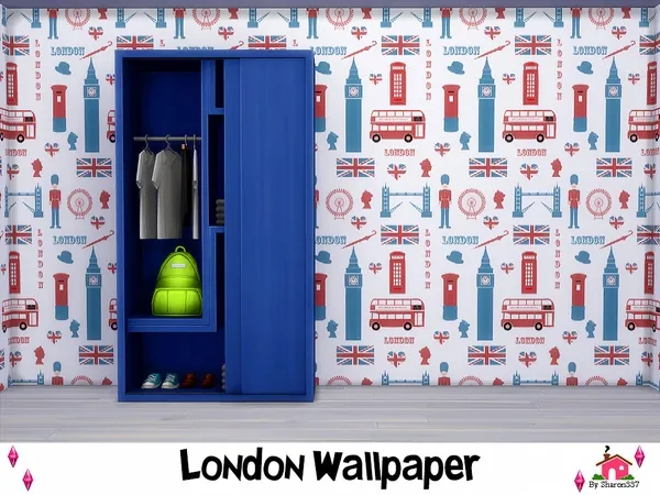 Alpha London Wallpaper - The Sims 4 Custom Content