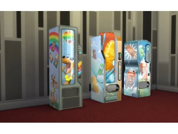 Alpha Vending Machines by fire2icewitch - The Sims 4 Custom Content