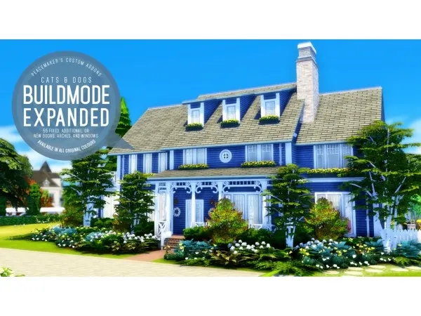 Alpha Cats Dogs Build Mode Expanded by peacemaker - The Sims 4 Custom Content