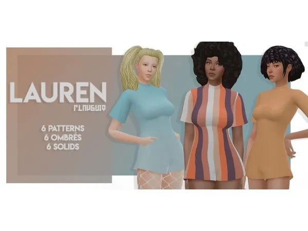 Maxis Match LAUREN PLAYSUIT by toxicsimlish - The Sims 4 Custom Content