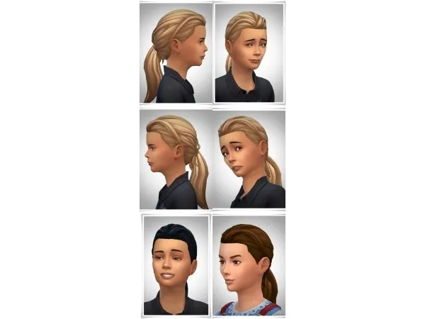 Maxis Match Daniels Ponytail by birksche - The Sims 4 Custom Content