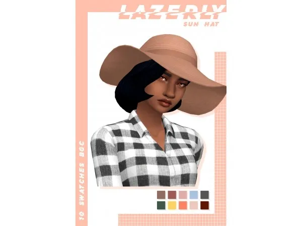 Maxis Match LAZERLYS SUN HAT - The Sims 4 Custom Content