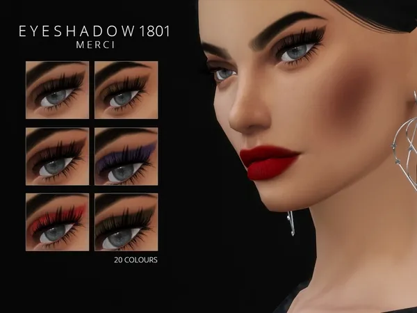 Alpha Eyeshadow 1801 - The Sims 4 Custom Content