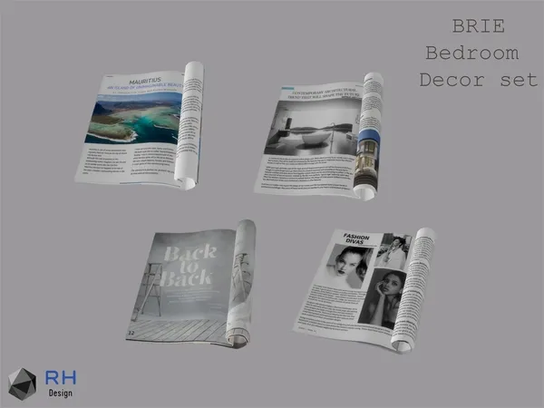 Alpha Brie Folded Magazine - The Sims 4 Custom Content