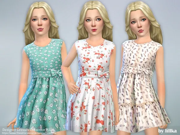 Alpha Designer Dresses Collection P109 - The Sims 4 Custom Content