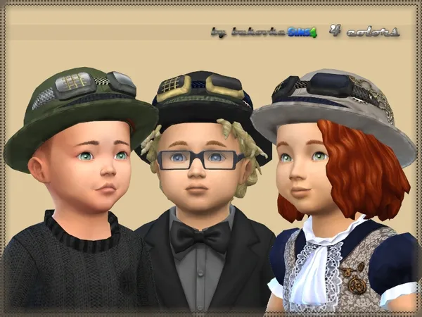 Alpha Hat Steampunk - The Sims 4 Custom Content