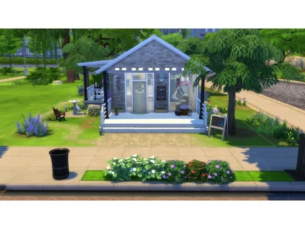 Alpha Boutique Art Studio by Alawen - The Sims 4 Custom Content