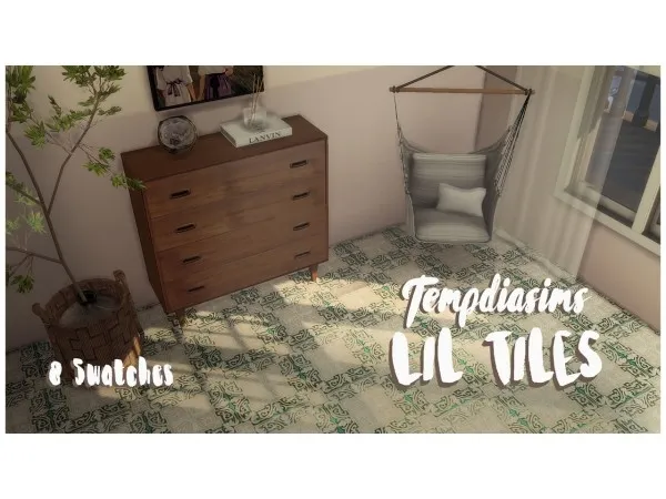 Alpha Tempdiasims Lil Tiles - The Sims 4 Custom Content