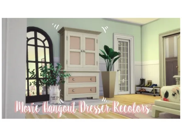 Maxis Match [Lyrasae] MHSP Dresser Recolours - The Sims 4 Custom Content