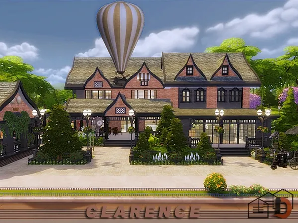Maxis Match Clarence Steampunk villa - The Sims 4 Custom Content