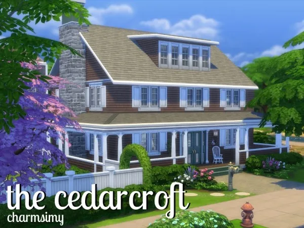 Alpha The Cedarcroft by charmsimy - The Sims 4 Custom Content