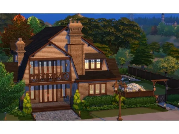 Alpha Brindleton House by charmsimy - The Sims 4 Custom Content