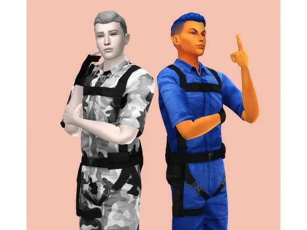 Maxis Match Boss Outfit Male Military Uniform by yuuletidesimming - The Sims 4 Custom Content