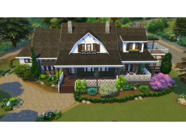 Alpha Wayland Family Home by lovesimplysim - The Sims 4 Custom Content