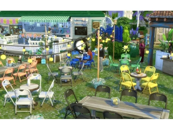 Alpha Food Truck Regal and You by BLOUP - The Sims 4 Custom Content