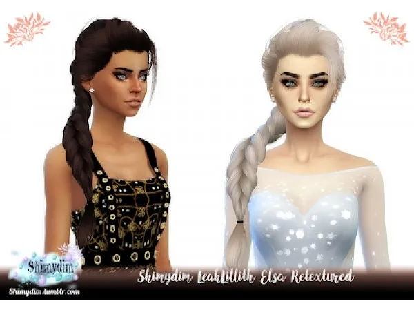 Alpha S4 LeahLillith Elsa Retexture Naturals Unnaturals - The Sims 4 Custom Content