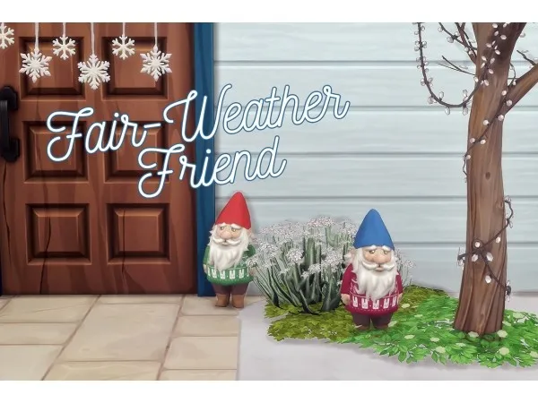Maxis Match Fair Weather Friend by hamburgercakes - The Sims 4 Custom Content