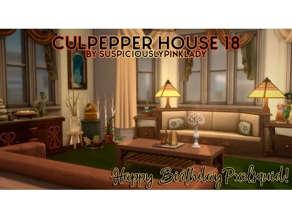 Maxis Match suspiciouslypinklady Casa Culpepper 18 - The Sims 4 Custom Content