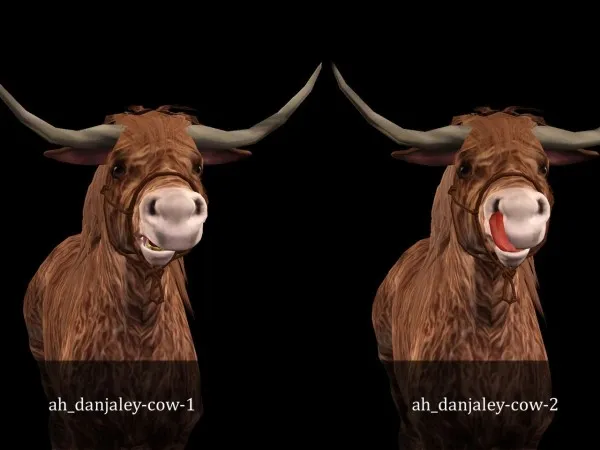 Cow Poses by danjaley - The Sims 3 Custom Content