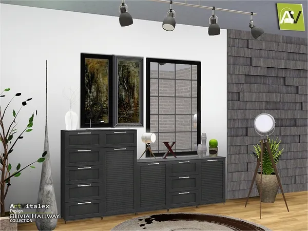 Olivia Hallway - The Sims 3 Custom Content