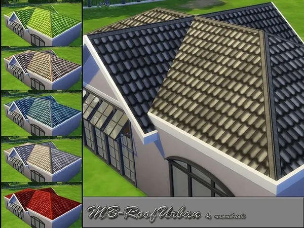 Alpha MB RoofUrban - The Sims 4 Custom Content