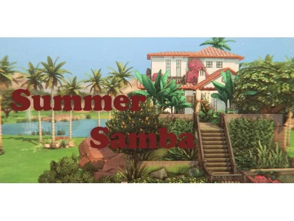 Maxis Match SUMMER SAMBA by wilderbees - The Sims 4 Custom Content