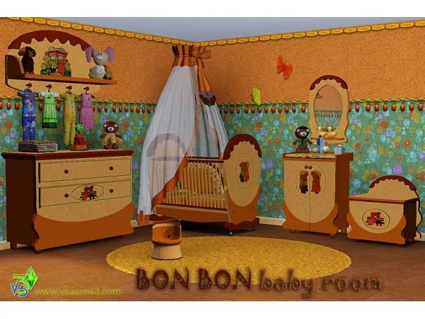 Bon Bon Baby Room by Vitasims3 - The Sims 3 Custom Content