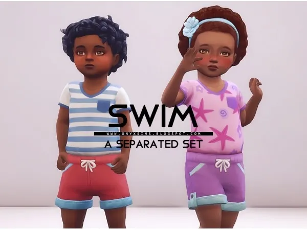 Maxis Match SWIM A SEPARATED SET by onyxsims - The Sims 4 Custom Content