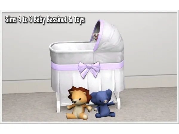 Sims 4 to 3 Mini Set Baby Bassinet Toys by aroundthesims3 - The Sims 3 Custom Content