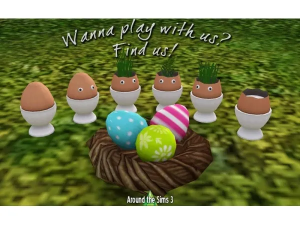 Easter Eggs Hunt by aroundthesims3 - The Sims 3 Custom Content