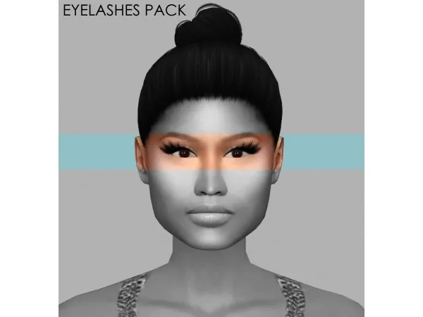 Alpha EYELASHES Pack by simsfinds - The Sims 4 Custom Content