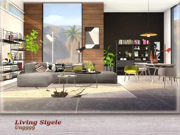 Alpha Living Siyele by thesimsresource - The Sims 4 Custom Content