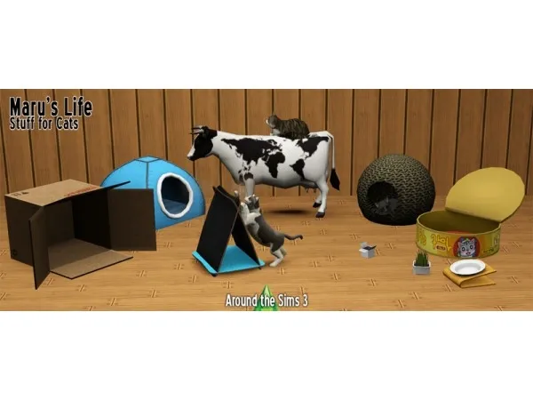 Maru's Life Stuff for cats Maru's Life Cat Items by aroundthesims3 - The Sims 3 Custom Content