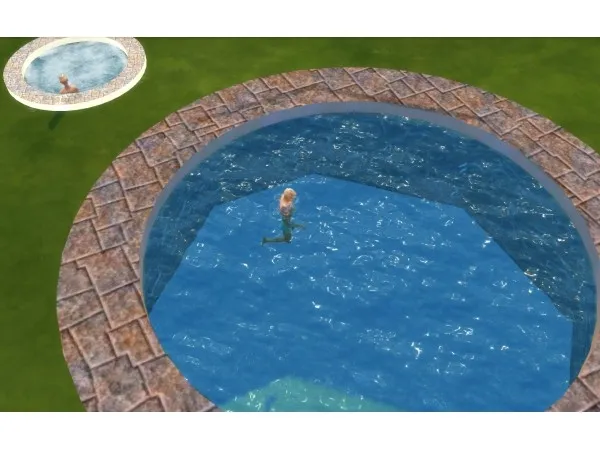 Mix Matching Pool Frame and In Ground Hot Tub by fire2icewitch - The Sims 4 Custom Content