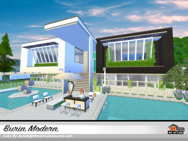 Maxis Match Burin Modern - The Sims 4 Custom Content