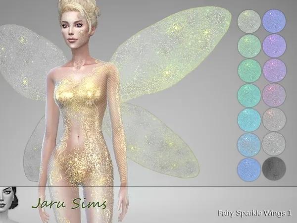 Alpha Fairy Sparkle Wings 1 (S Club recolor mesh needed) - The Sims 4 Custom Content
