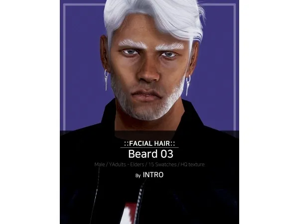 Mix [INTRO] Beard 03 Beard 04 by simsfinds - The Sims 4 Custom Content