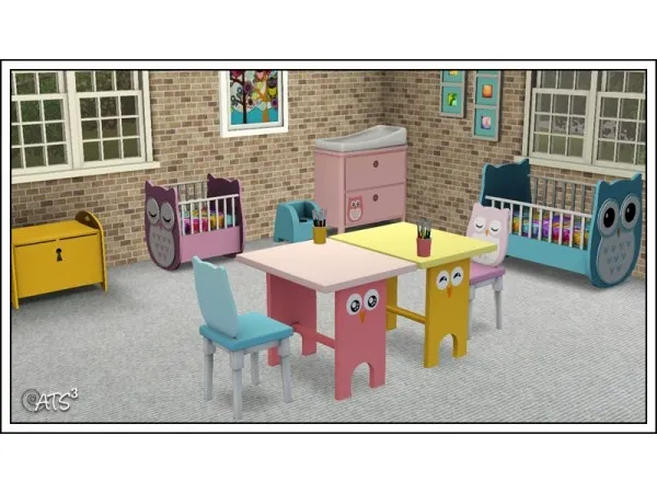 Owl Nursery by aroundthesims3 - The Sims 3 Custom Content