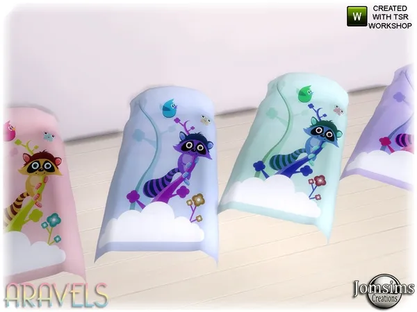aravels kids blanket bed - The Sims 4 Custom Content